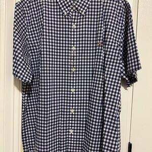 Men's Blue Checkered Shirt
